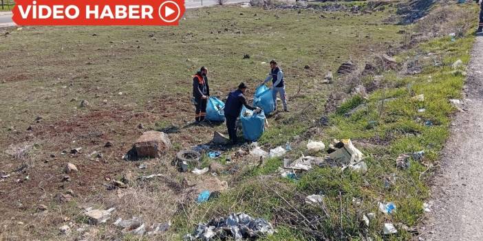 Diyarbakır’da çöplüğe dönen arsa temizlendi