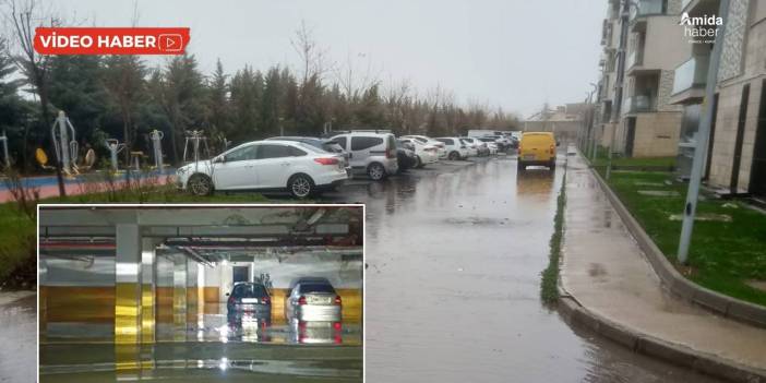 Diyarbakır’da TOKİ konutlarını su bastı