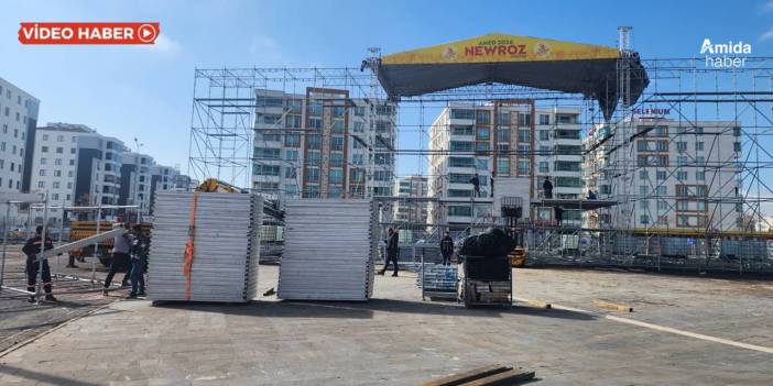 Diyarbakır’da Newroz hazırlıkları sürüyor