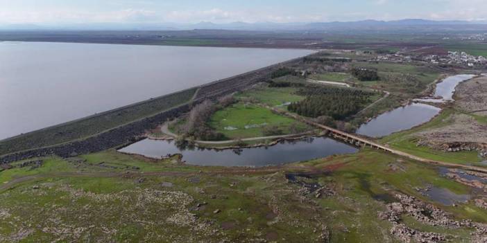 Diyarbakır Devegeçidi’ndeki kara parçası kayboldu