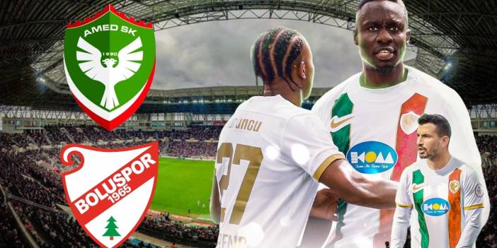 Amedspor’un Bolu maçı 11’i açıklandı