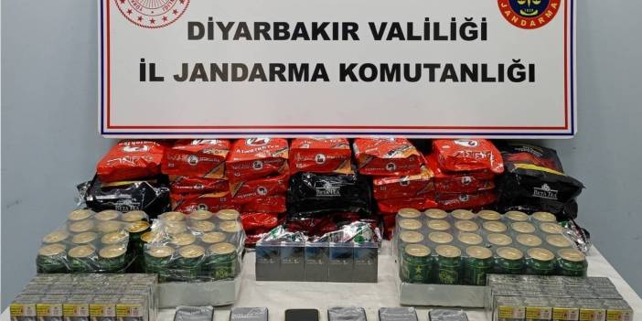 Diyarbakır’da kaçakçılık operasyonu: 58 kişiye işlem