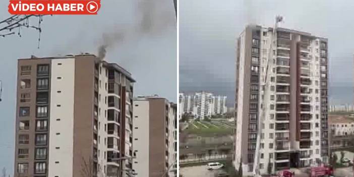 Diyarbakır’da 14 katlı binada yangın