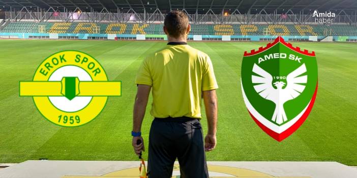 Amedspor maçını beden eğitimi öğretmeni yönetecek