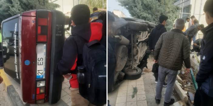Diyarbakır: Öğrencilere çarptı, yardıma gelenlere de bıçak çekti