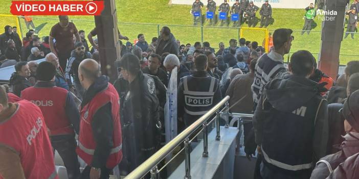 Amedspor-Bandırmaspor maçı başladı: Taraftarlara yakışmayan slogan