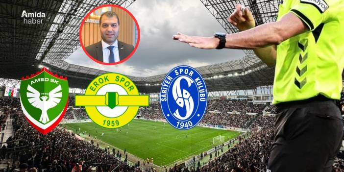 Amedspor’u yakan hakem Erok-Sarıyer maçını yönetecek