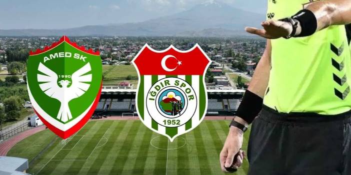 Amed-Iğdır maçını Gaziantepli hakem yönetecek