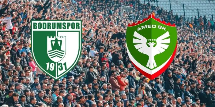 Amedspor’a Bodrum maçı sonrası ceza yağdı