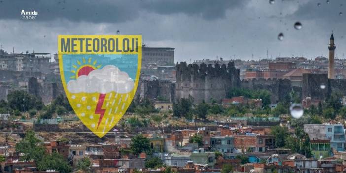 Diyarbakır için sarı kodlu alarm