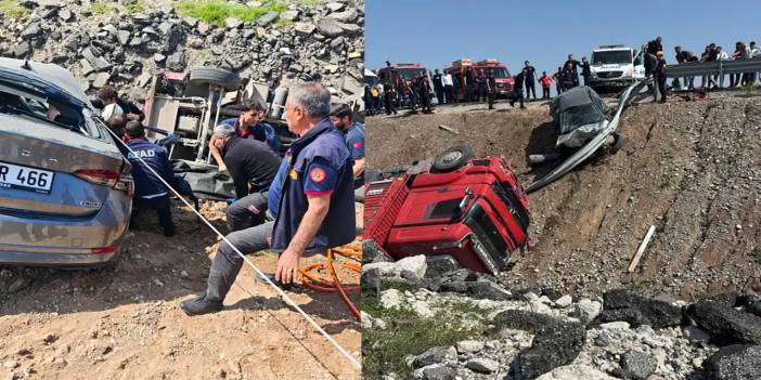 Batman-Diyarbakır yolunda kaza: 1 ölü, 2 yaralı