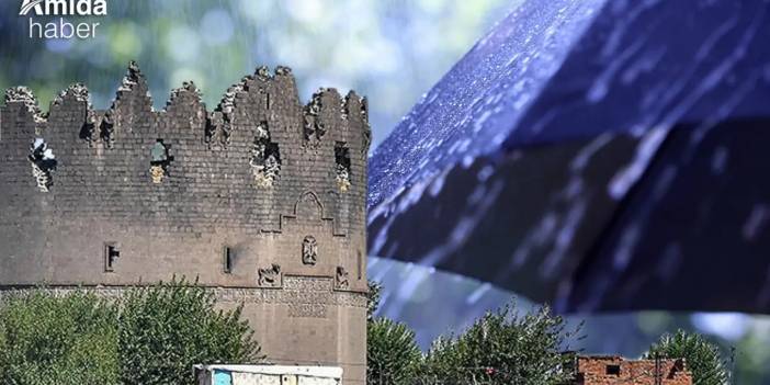 Meteoroloji duyurdu: Diyarbakır’a yağış geliyor