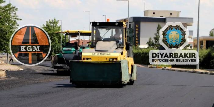 Diyarbakır Büyükşehir sahada, Karayolları uyuyor