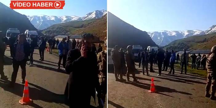 Kar yok, çığ yok: Van Bahçesaray yolu kapatıldı