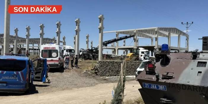 Diyarbakır’da şantiye faciası: Ölü ve yaralılar var