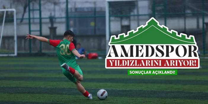 Amedspor Akademi seçmeleri sonuçları açıklandı: İşte o isimler