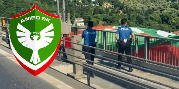 Amedspor taraftarlarından İstanbul polisine teşekkür