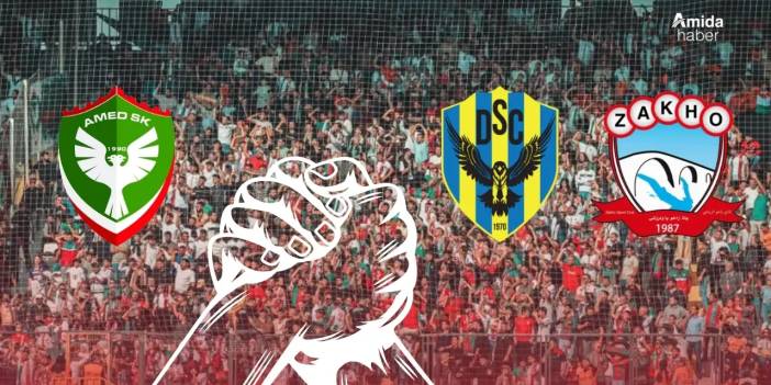 Amedspor Duhokspor ve Zahospor ile ne zaman oynayacak? İşte detaylar