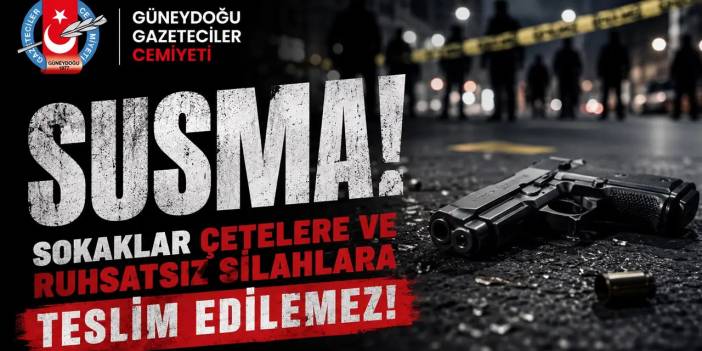 GGC: Sokaklar çetelere teslim edilemez
