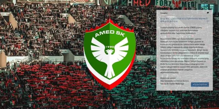 CİMER’den Amedspor maçlarında Kürtçe yayın talebine yanıt geldi
