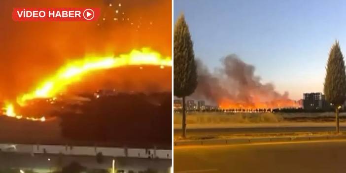 Diyarbakır’da yangın paniği: Gece gündüze döndü
