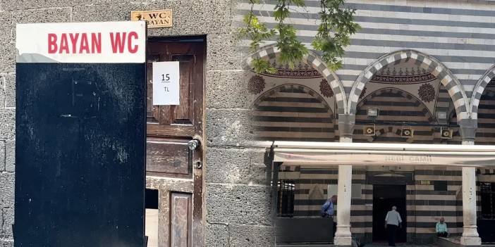 Diyarbakır’daki cami tuvaletlerinde IBAN dönemi