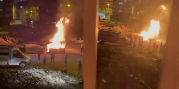 Diyarbakır’da odunluk yangını paniğe neden oldu