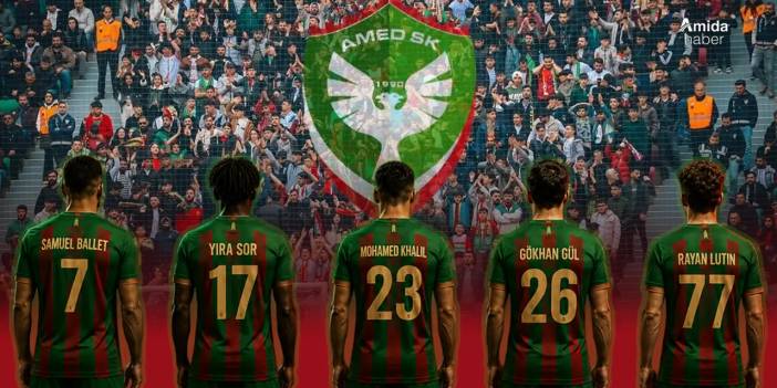 Amedspor’dan peş peşe transferler: İşte imza atacak 5 futbolcu