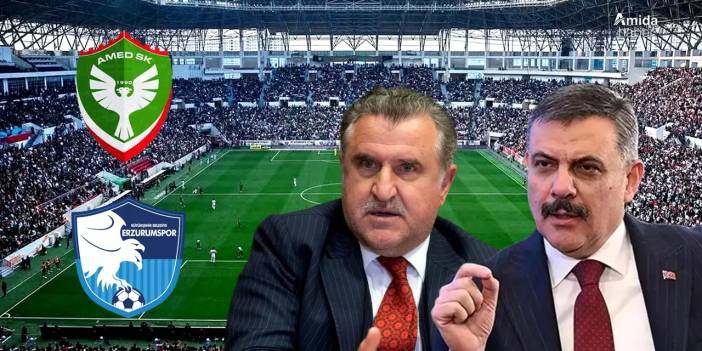 Amedspor-Erzurumspor maçında bakanlar tribünde olacak