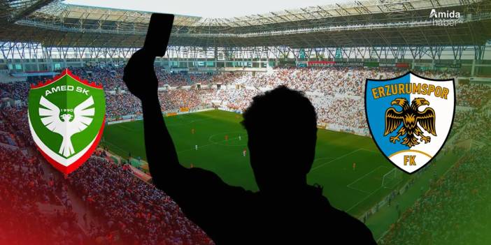 Amedspor-Erzurum maçını FİFA kokartlı hakem yönetecek