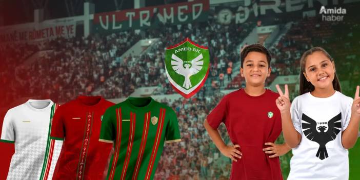 Amedspor çocuk formalarına yoğun ilgi: Bedenler hızla tükeniyor