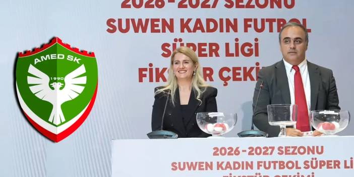 Amedspor kadınların ilk maçı belli oldu