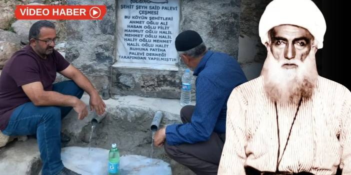 Şeyh Said’in sığındığı yerdeki gizemli su yeniden akıyor