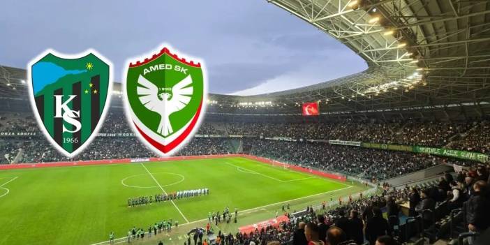 Amedspor-Kocaelispor 5'inci randevuda: İşte istatistikler