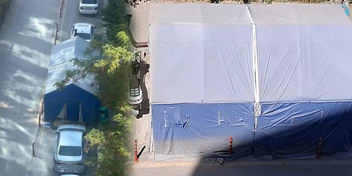 Van’da işçiler gitti, protesto çadırı kaldı