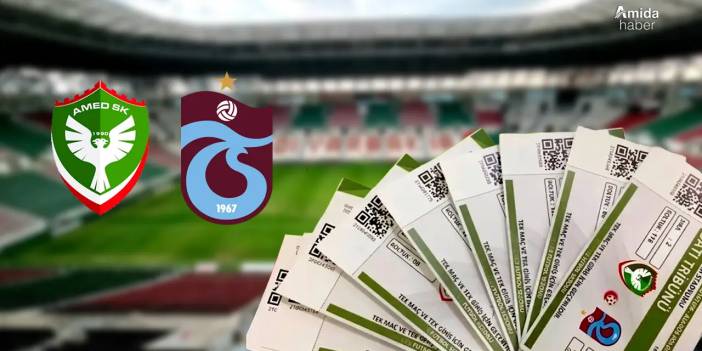 Amedspor – Trabzonspor maçı biletleri satışta: İşte fiyatlar