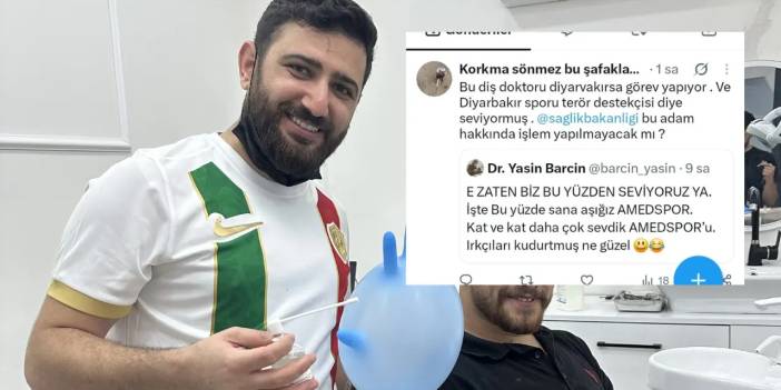 Amedspor formasıyla hasta baktı, sosyal medyada hedef oldu