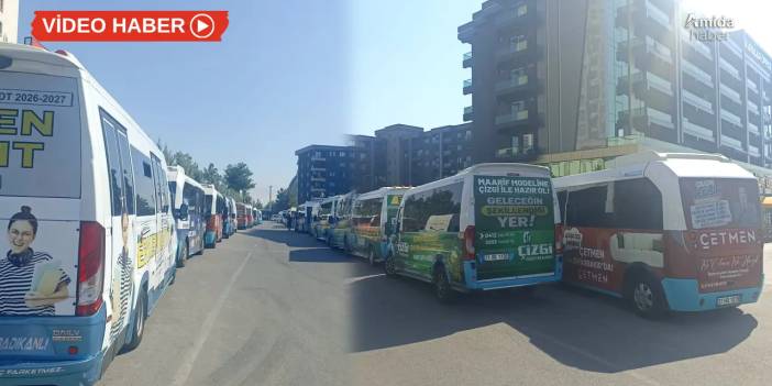 Diyarbakır’da 136 halk otobüsü kontak kapattı