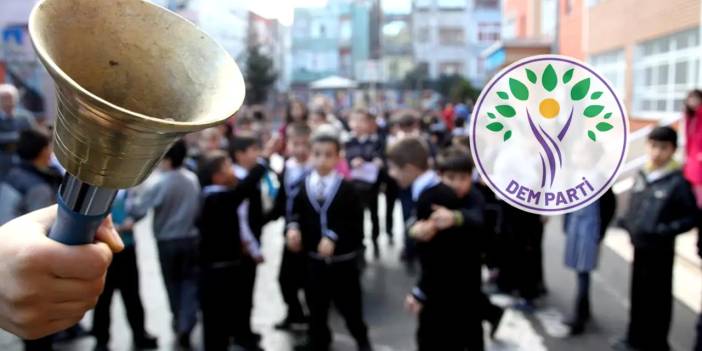 Ders zili çaldı: DEM Parti’den Kürtçe anadil çağrısı