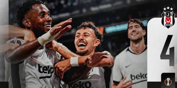 Beşiktaş Avrupa Ligi’ne 4 gollü galibiyetle başladı