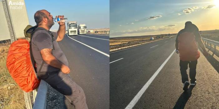 Arif Güran bugün de yollarda: 20 kilometre yürüyecek