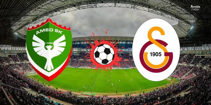 Amedspor’un rakibi Galatasaray: Hedef üç puan