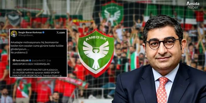 Amedspor’un cezalarına Korkmaz sahip çıktı: No problemo!