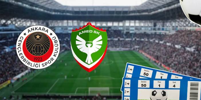 Gençlerbirliği-Amedspor maçı biletleri satışta: 4 eksik var