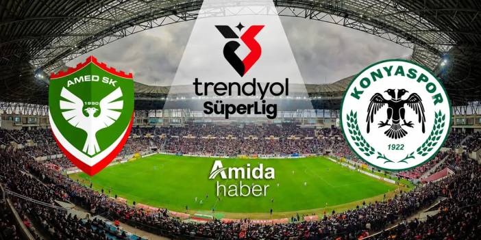 Amedspor-Konyaspor maçı ne zaman, saat kaçta, hangi kanalda?
