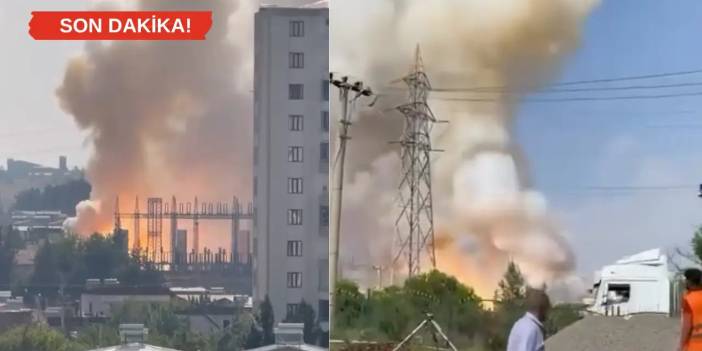 Diyarbakır’da korkutan patlama! Elektrikler kesildi