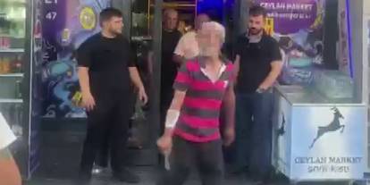 Bıçaklı şahıs Adana'da etkisiz hale getirildi