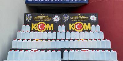 Adana'da kaçak alkol operasyonu: 3 gözaltı