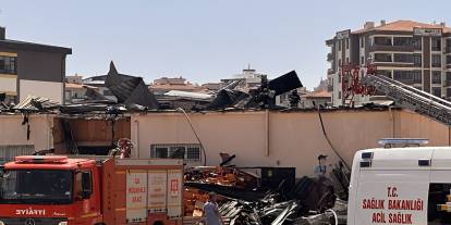 Gaziantep'te atölyede çıkan yangın söndürüldü