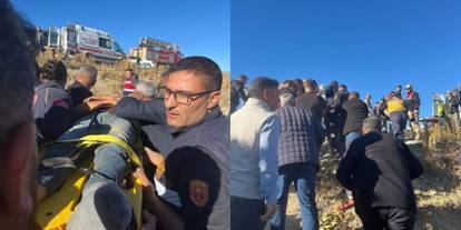 Van’da tır devrildi: 1 yaralı